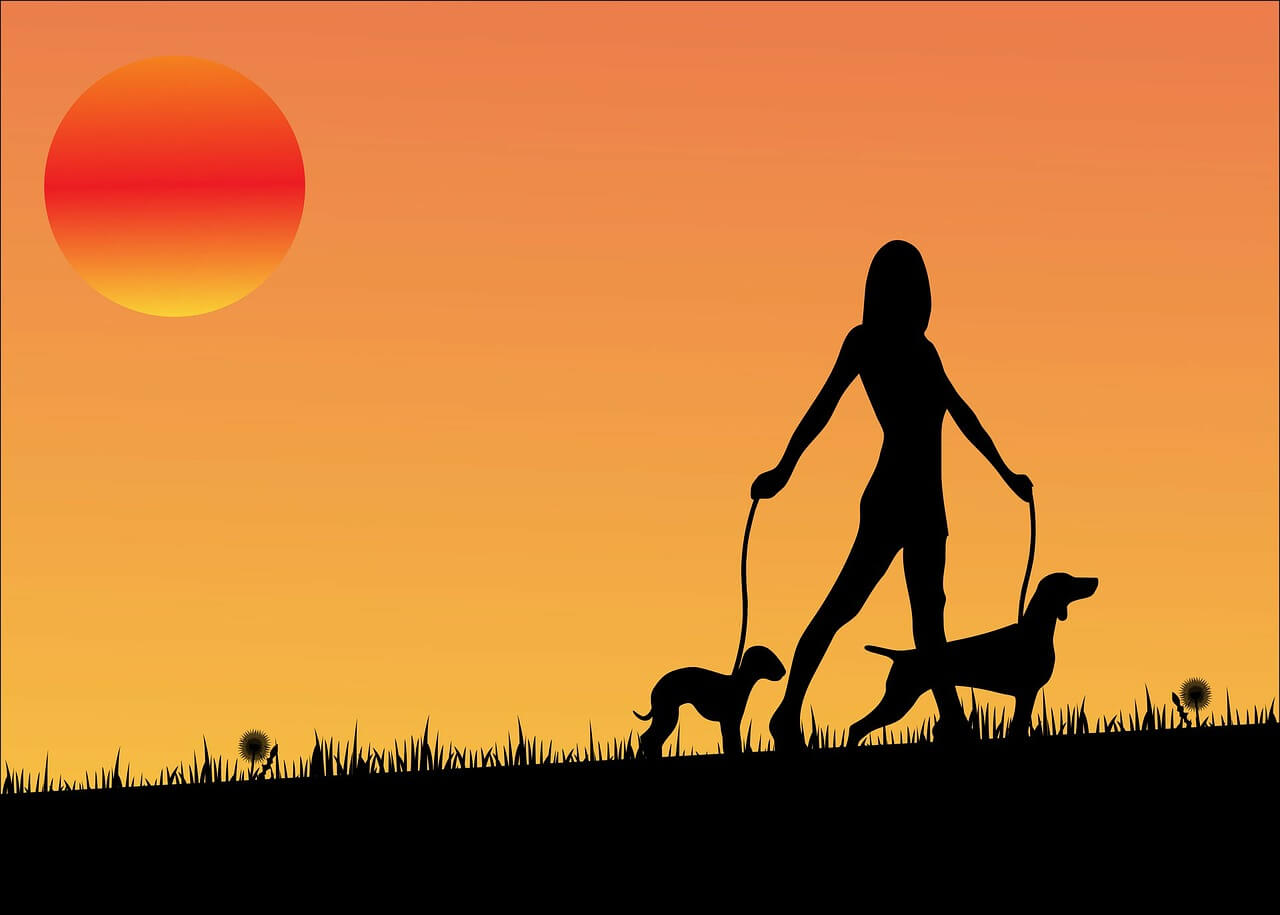 Sky Girl People Grass